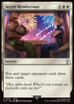 Secret Rendezvous (V.3) - Commander: Magic: The Gathering - FINAL FANTASY: Extras (Uncommon) [XFIC-219]