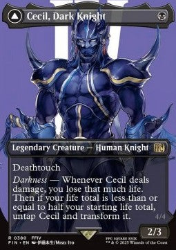 Cecil, Dark Knight // Cecil, Redeemed Paladin (V.1) - Magic: The Gathering - FINAL FANTASY: Extras (Rare) [XFIN-380]