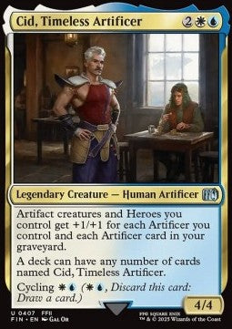 Cid, Timeless Artificer (V.1) - Magic: The Gathering - FINAL FANTASY: Extras (Uncommon) [XFIN-407]