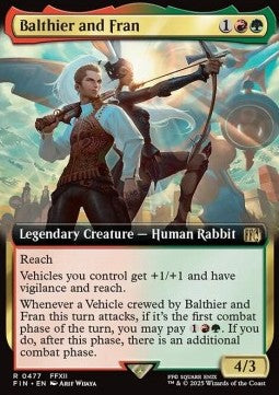 Balthier and Fran (V.3) - Magic: The Gathering - FINAL FANTASY: Extras (Rare) [XFIN-477]