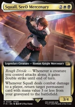 Squall, SeeD Mercenary (V.2) - Magic: The Gathering - FINAL FANTASY: Extras (Rare) [XFIN-509]