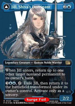 Jill, Shiva's Dominant // Shiva, Warden of Ice (V.3) - Magic: The Gathering - FINAL FANTASY: Extras (Rare) [XFIN-523]