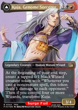 Kuja, Genome Sorcerer // Trance Kuja, Fate Defied (V.3) - Magic: The Gathering - FINAL FANTASY: Extras (Rare) [XFIN-544]