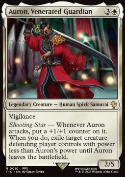Auron, Venerated Guardian - Commander: Magic: The Gathering - FINAL FANTASY (Rare) [FIC-10]