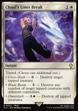 Cloud's Limit Break - Commander: Magic: The Gathering - FINAL FANTASY (Rare) [FIC-14]