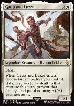 Gatta and Luzzu - Commander: Magic: The Gathering - FINAL FANTASY (Rare) [FIC-19]