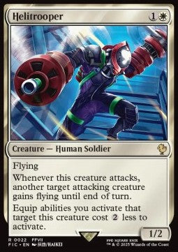 Helitrooper - Commander: Magic: The Gathering - FINAL FANTASY (Rare) [FIC-22]