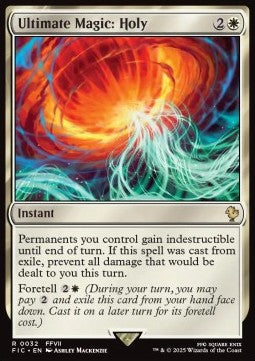Ultimate Magic: Holy - Commander: Magic: The Gathering - FINAL FANTASY (Rare) [FIC-32]