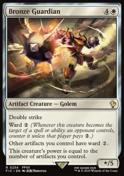 Bronze Guardian - Commander: Magic: The Gathering - FINAL FANTASY (Rare) [FIC-234]