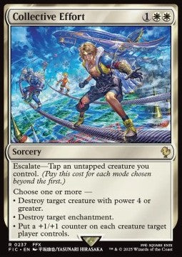 Collective Effort - Commander: Magic: The Gathering - FINAL FANTASY (Rare) [FIC-237]