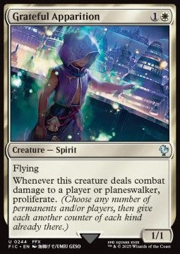 Grateful Apparition - Commander: Magic: The Gathering - FINAL FANTASY (Uncommon) [FIC-244]