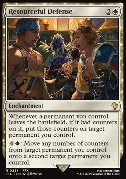 Resourceful Defense - Commander: Magic: The Gathering - FINAL FANTASY (Rare) [FIC-251]