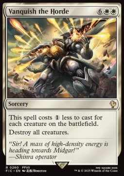 Vanquish the Horde - Commander: Magic: The Gathering - FINAL FANTASY (Rare) [FIC-260]