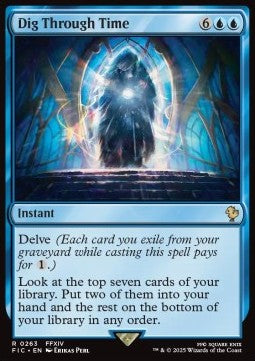 Dig Through Time - Commander: Magic: The Gathering - FINAL FANTASY (Rare) [FIC-263]