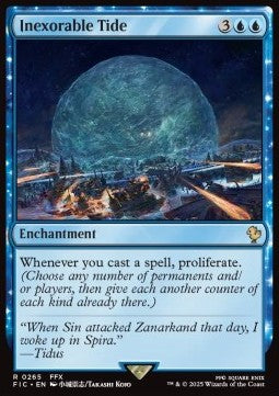 Inexorable Tide - Commander: Magic: The Gathering - FINAL FANTASY (Rare) [FIC-265]