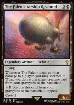 The Falcon, Airship Restored - Commander: Magic: The Gathering - FINAL FANTASY (Rare) [FIC-45]