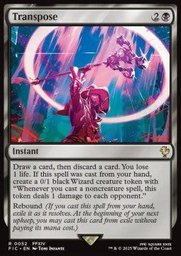 Transpose - Commander: Magic: The Gathering - FINAL FANTASY (Rare) [FIC-52]