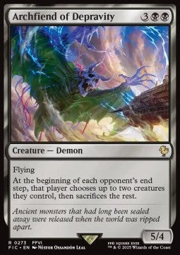 Archfiend of Depravity - Commander: Magic: The Gathering - FINAL FANTASY (Rare) [FIC-273]