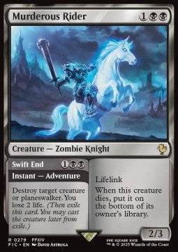 Murderous Rider // Swift End - Commander: Magic: The Gathering - FINAL FANTASY (Rare) [FIC-279]