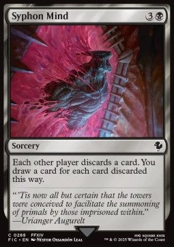Syphon Mind - Commander: Magic: The Gathering - FINAL FANTASY (Common) [FIC-288]