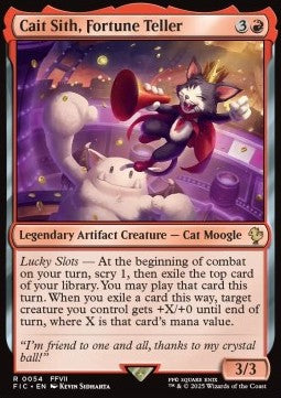 Cait Sith, Fortune Teller - Commander: Magic: The Gathering - FINAL FANTASY (Rare) [FIC-54]