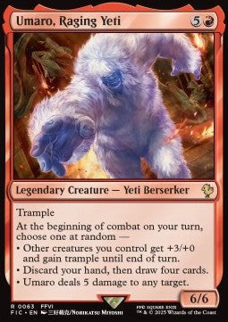 Umaro, Raging Yeti - Commander: Magic: The Gathering - FINAL FANTASY (Rare) [FIC-63]