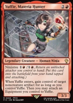 Yuffie, Materia Hunter - Commander: Magic: The Gathering - FINAL FANTASY (Rare) [FIC-65]