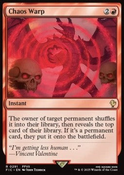 Chaos Warp - Commander: Magic: The Gathering - FINAL FANTASY (Rare) [FIC-291]