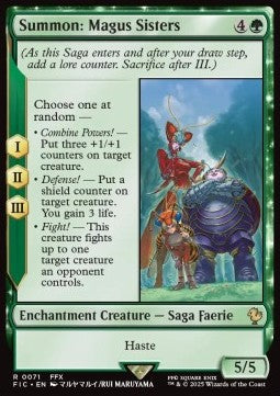 Summon: Magus Sisters - Commander: Magic: The Gathering - FINAL FANTASY (Rare) [FIC-71]
