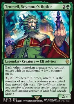 Tromell, Seymour's Butler - Commander: Magic: The Gathering - FINAL FANTASY (Rare) [FIC-73]