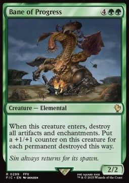 Bane of Progress - Commander: Magic: The Gathering - FINAL FANTASY (Rare) [FIC-299]