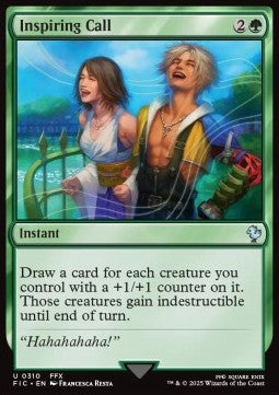 Inspiring Call - Commander: Magic: The Gathering - FINAL FANTASY (Uncommon) [FIC-310]