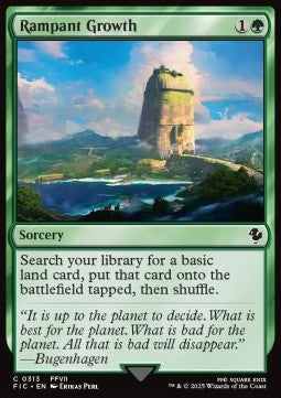 Rampant Growth - Commander: Magic: The Gathering - FINAL FANTASY (Common) [FIC-313]