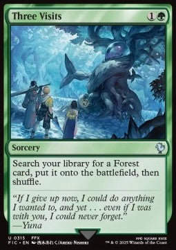 Three Visits - Commander: Magic: The Gathering - FINAL FANTASY (Uncommon) [FIC-315]