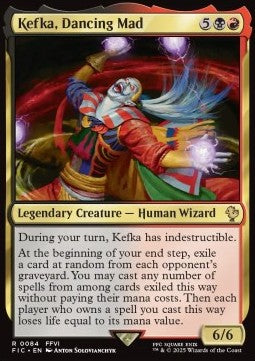 Kefka, Dancing Mad - Commander: Magic: The Gathering - FINAL FANTASY (Rare) [FIC-84]