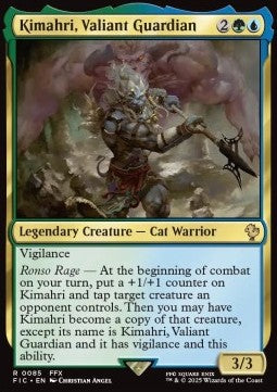 Kimahri, Valiant Guardian - Commander: Magic: The Gathering - FINAL FANTASY (Rare) [FIC-85]