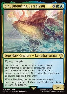 Sin, Unending Cataclysm - Commander: Magic: The Gathering - FINAL FANTASY (Rare) [FIC-95]