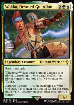 Wakka, Devoted Guardian - Commander: Magic: The Gathering - FINAL FANTASY (Rare) [FIC-97]