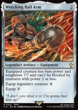Wrecking Ball Arm - Commander: Magic: The Gathering - FINAL FANTASY (Rare) [FIC-100]