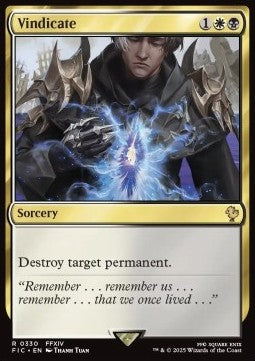 Vindicate - Commander: Magic: The Gathering - FINAL FANTASY (Rare) [FIC-330]