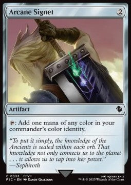 Arcane Signet (V.2) - Commander: Magic: The Gathering - FINAL FANTASY (Uncommon) [FIC-333]