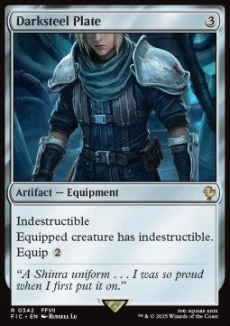 Darksteel Plate - Commander: Magic: The Gathering - FINAL FANTASY (Rare) [FIC-342]