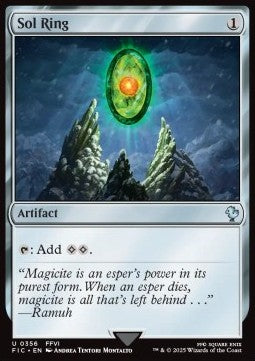Sol Ring (V.1) - Commander: Magic: The Gathering - FINAL FANTASY (Uncommon) [FIC-356]