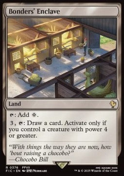 Bonders' Enclave - Commander: Magic: The Gathering - FINAL FANTASY (Rare) [FIC-376]