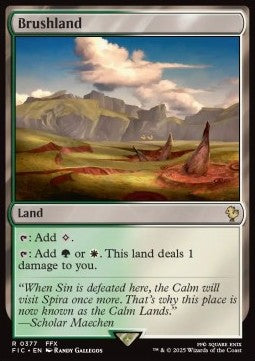 Brushland - Commander: Magic: The Gathering - FINAL FANTASY (Rare) [FIC-377]