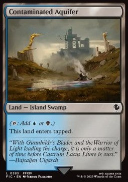 Contaminated Aquifer - Commander: Magic: The Gathering - FINAL FANTASY (Common) [FIC-383]