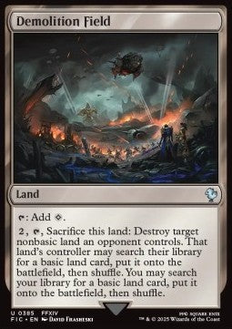 Demolition Field - Commander: Magic: The Gathering - FINAL FANTASY (Uncommon) [FIC-385]