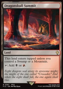 Dragonskull Summit - Commander: Magic: The Gathering - FINAL FANTASY (Rare) [FIC-387]