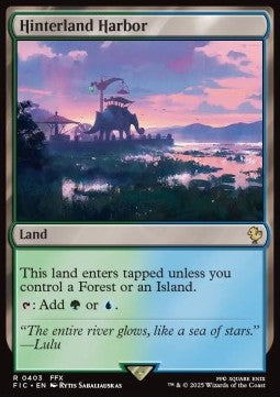 Hinterland Harbor - Commander: Magic: The Gathering - FINAL FANTASY (Rare) [FIC-403]
