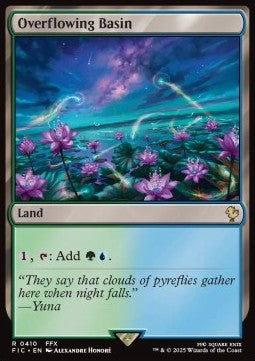 Overflowing Basin - Commander: Magic: The Gathering - FINAL FANTASY (Rare) [FIC-410]